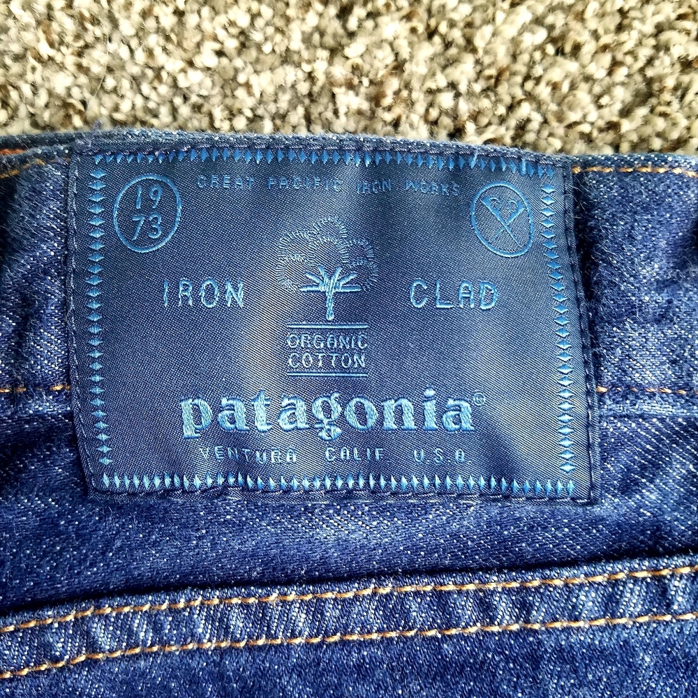 PATAGONIA Organic Cotton Iron Clad jeans